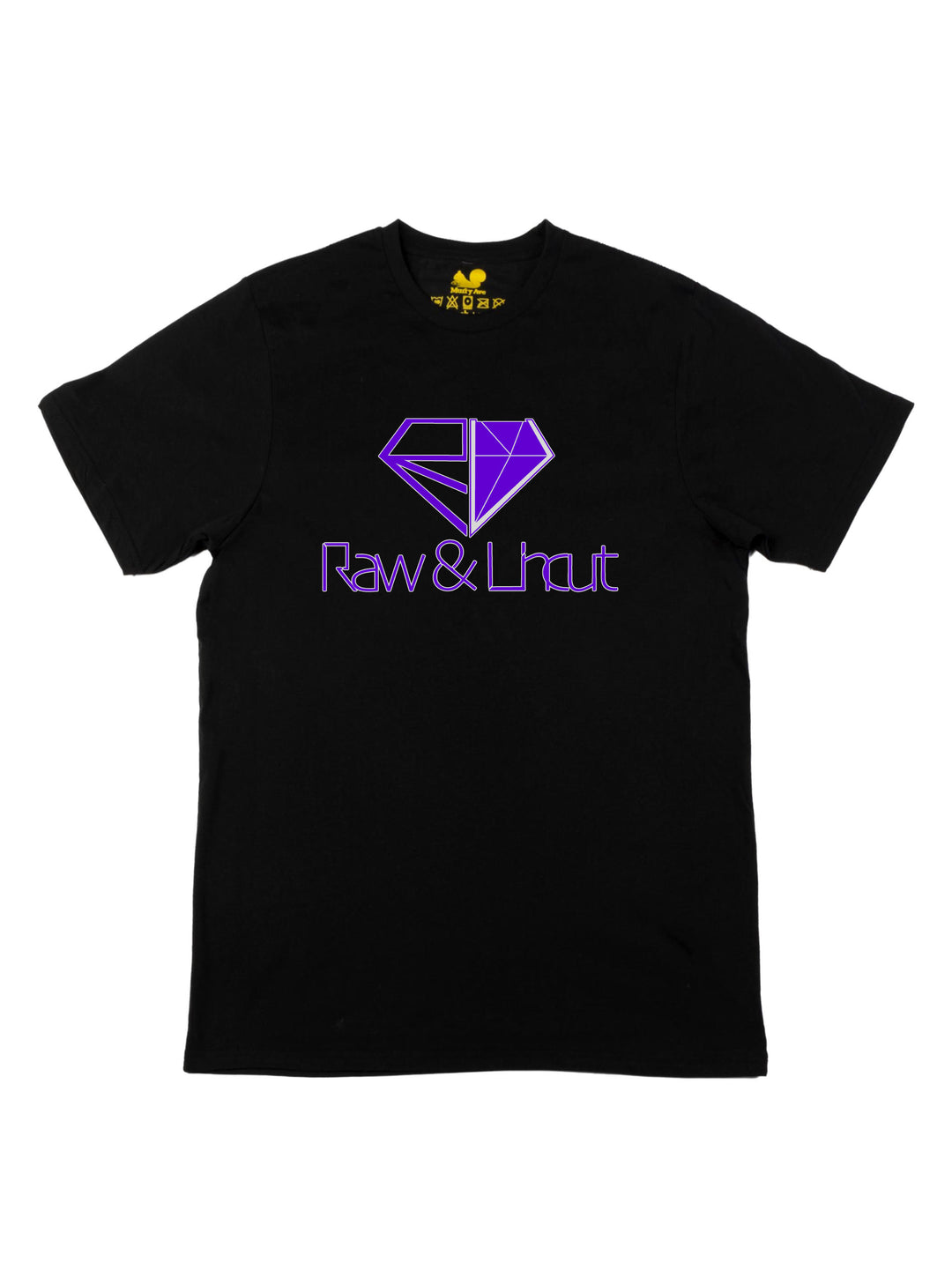 Raw and Uncut Purple Unisex T-Shirt
