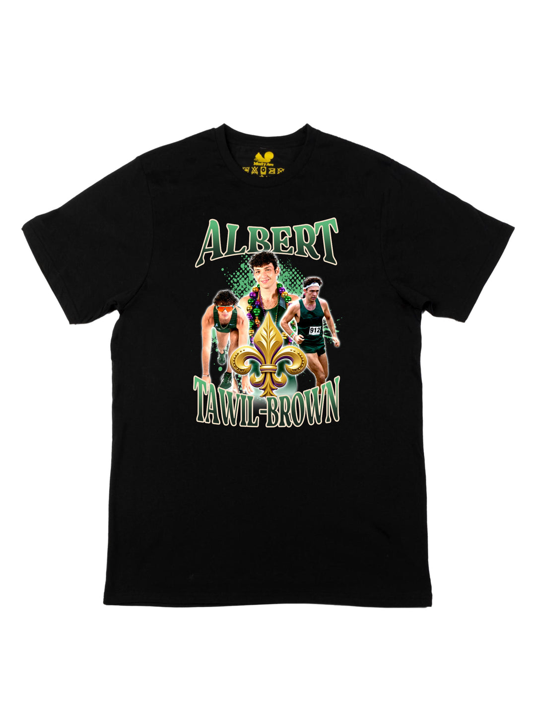 Albert Tawil Brown Collage Unisex T-Shirt