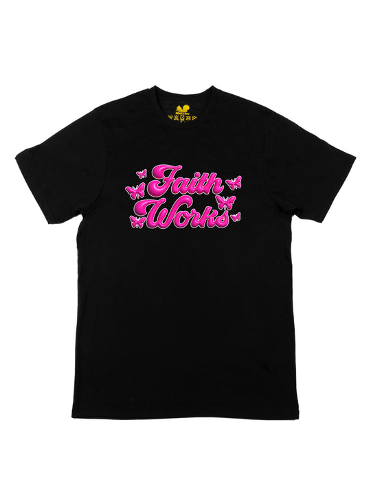 Faith Works Pink Unisex T-Shirt