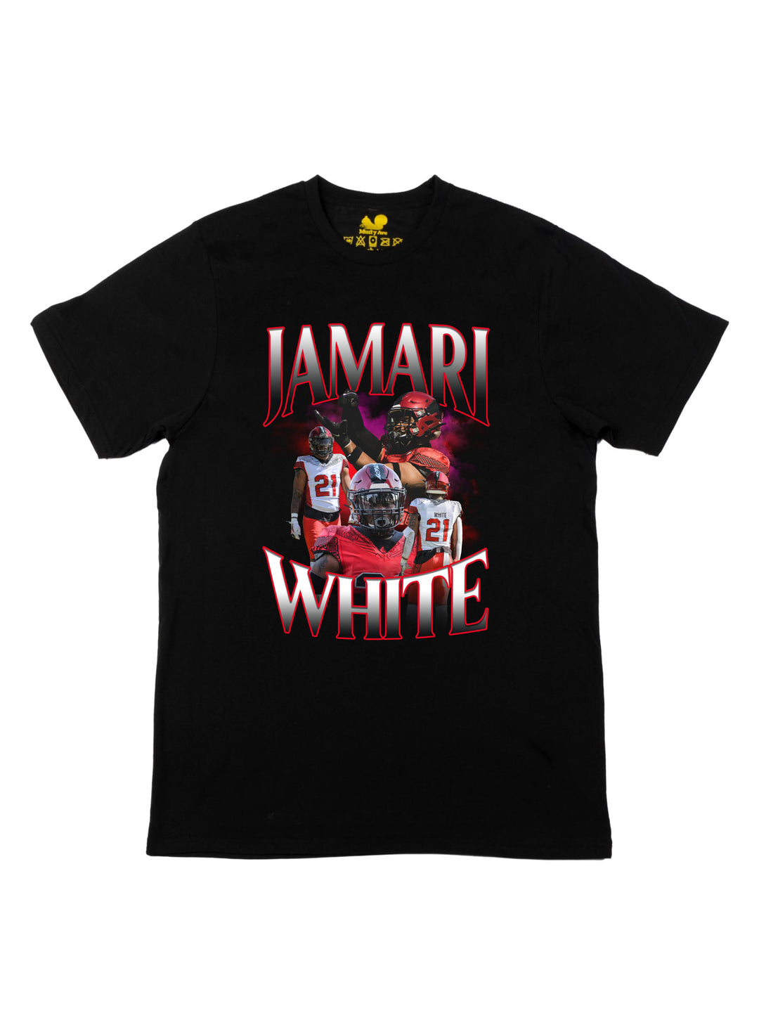 Jamari White Collage Unisex T-Shirt