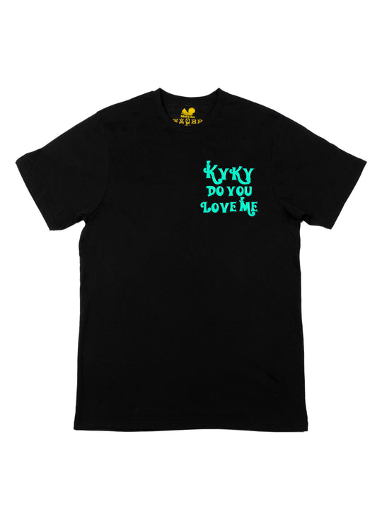 Kyky Do You Love Me Teal Pocket Unisex T-Shirt