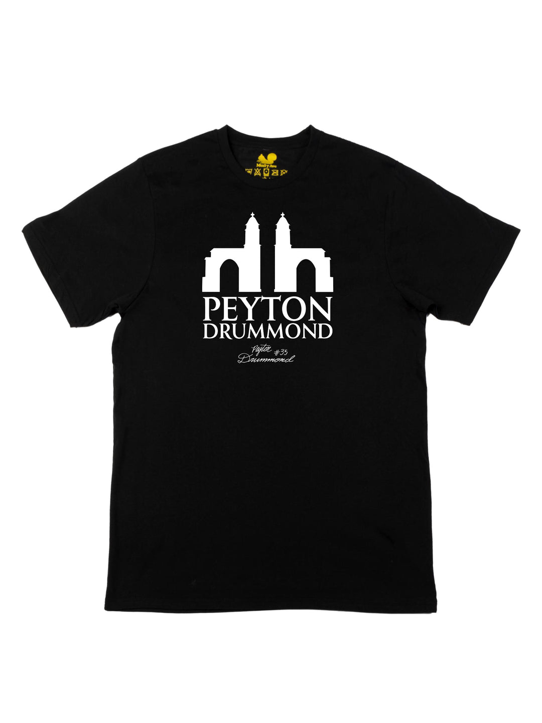 Peyton Drummond Logo White Unisex T-Shirt