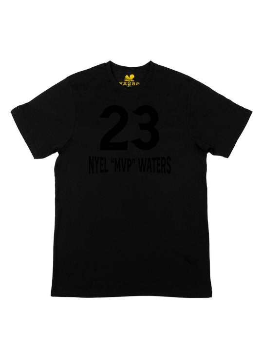 Nyel Waters Logo Black Unisex T-Shirt