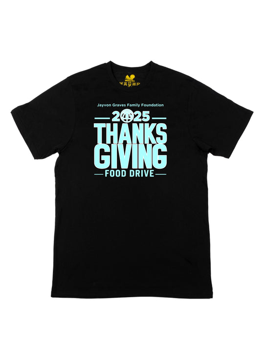 Jayvon Graves Foundation 2025 Thanks Giving Blue R Unisex T-Shirt