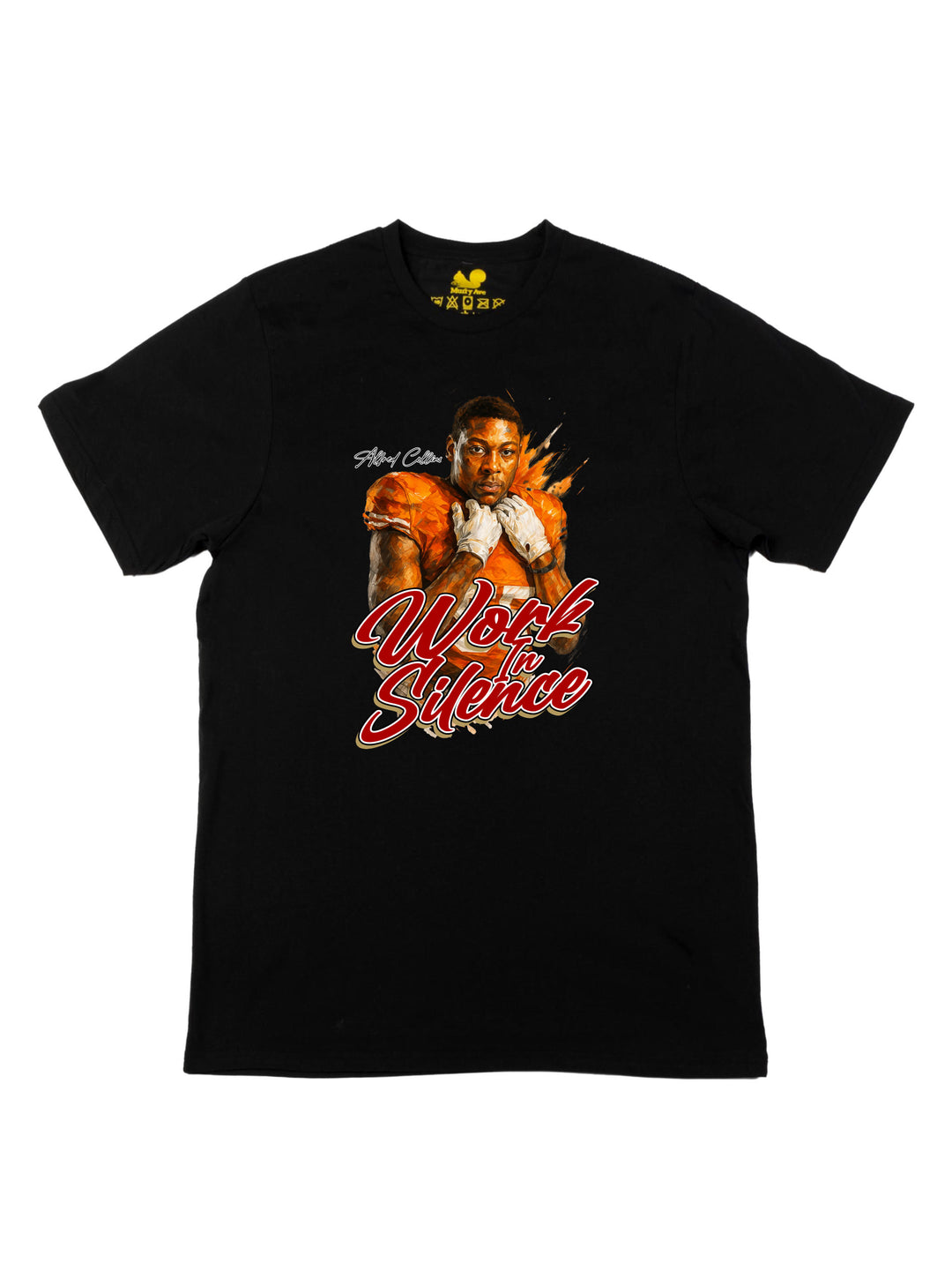 Work In Silence Portrait Unisex T-Shirt