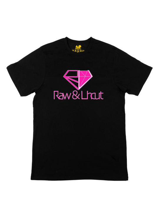 Raw and Uncut Pink Unisex T-Shirt