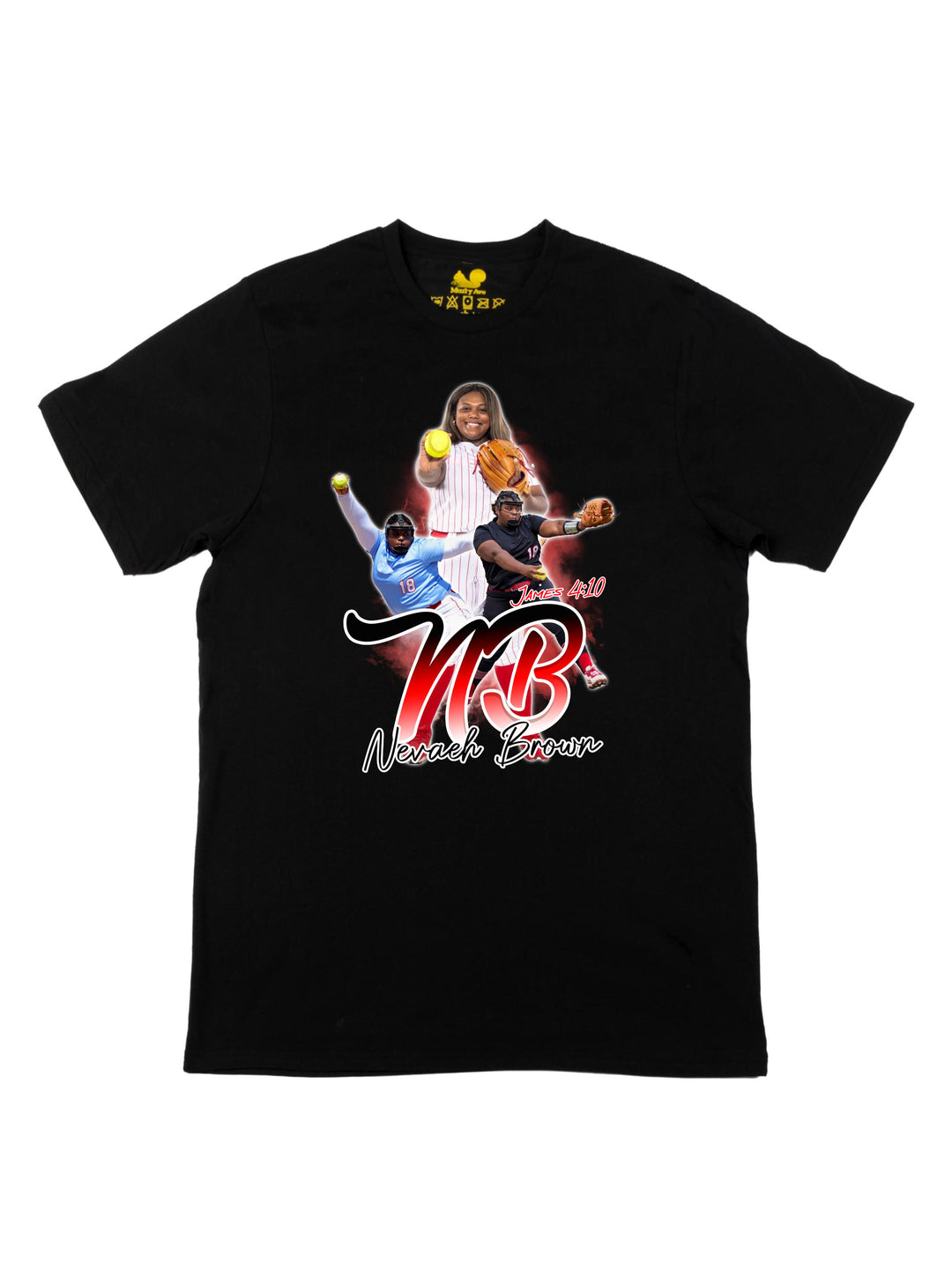 Nevaeh Brown Initials Unisex T-Shirt