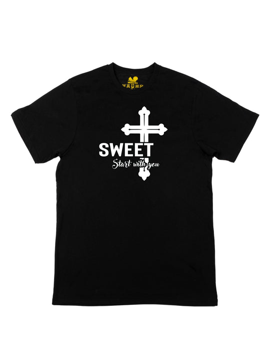 SWEET Start with you Cross Unisex T-Shirt
