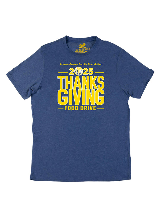 Jayvon Graves Foundation 2025 Thanks Giving Yellow R Unisex T-Shirt