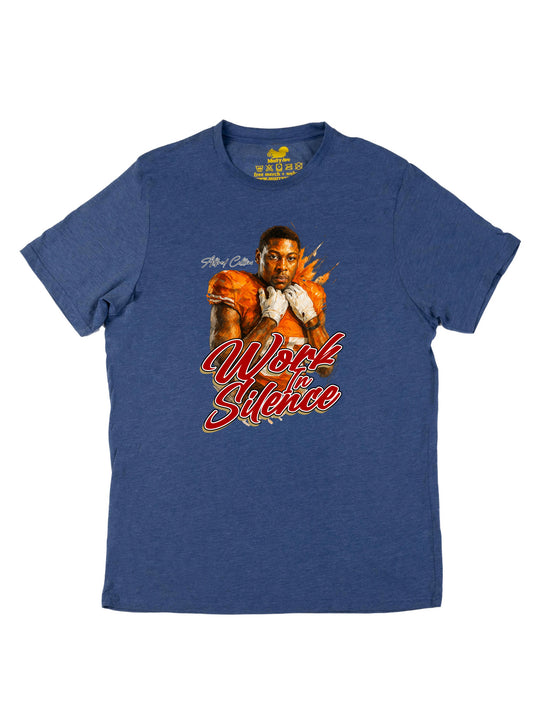 Work In Silence Portrait Unisex T-Shirt