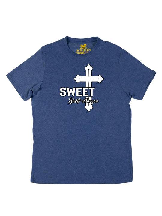 SWEET Start with you Cross Unisex T-Shirt
