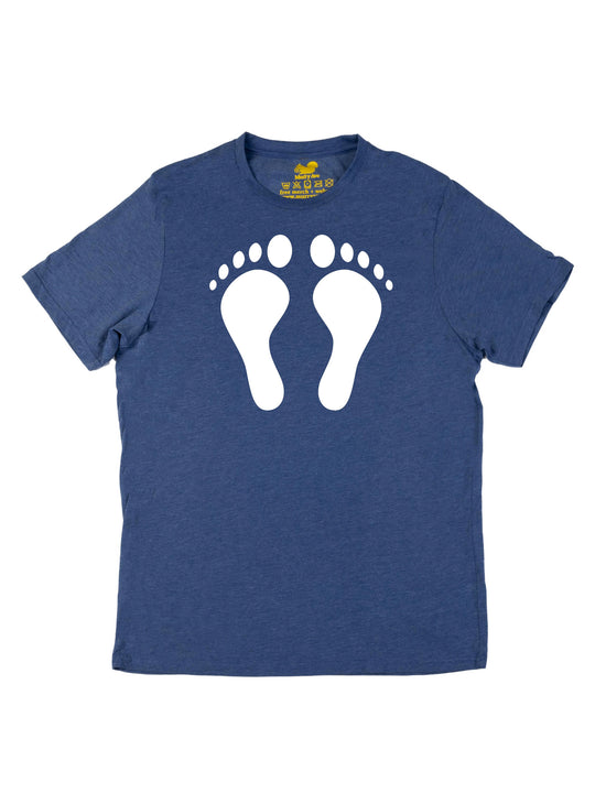 KP Footprint White Unisex T-Shirt