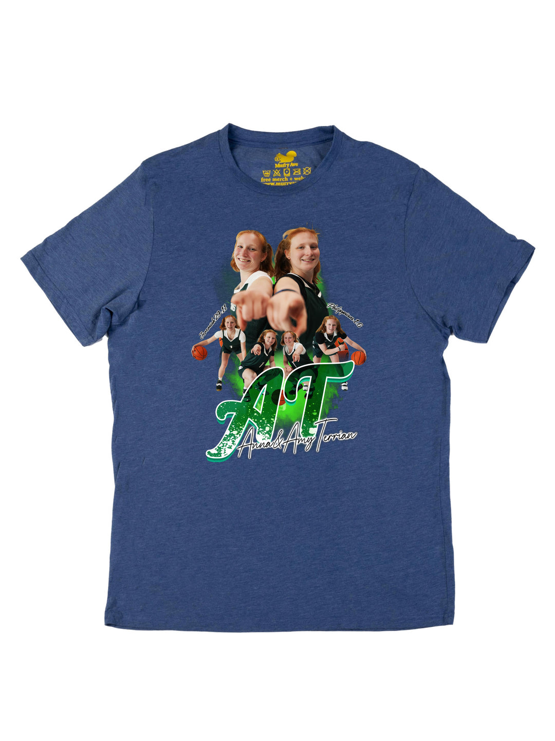 Anna and Amy Terrian Collage Unisex T-Shirt