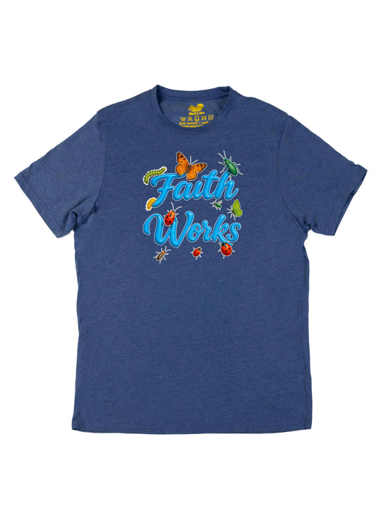 Faith Works Blue Unisex T-Shirt
