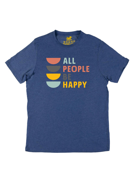 All People Be Happy Logo Unisex T-Shirt