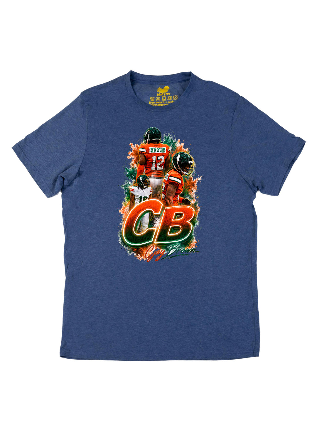 Cjay Brown Initials Unisex T-Shirt