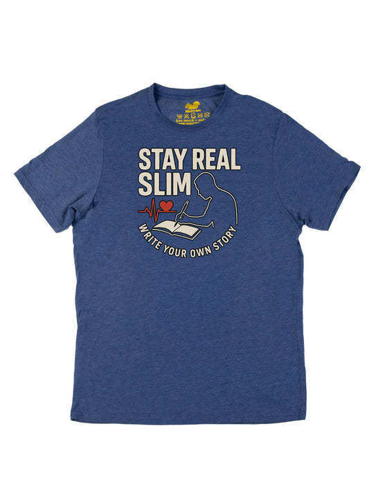 Stay Real Slim Logo Unisex T-Shirt
