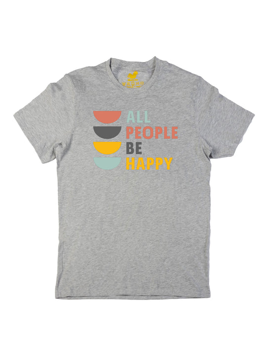 All People Be Happy Logo Unisex T-Shirt