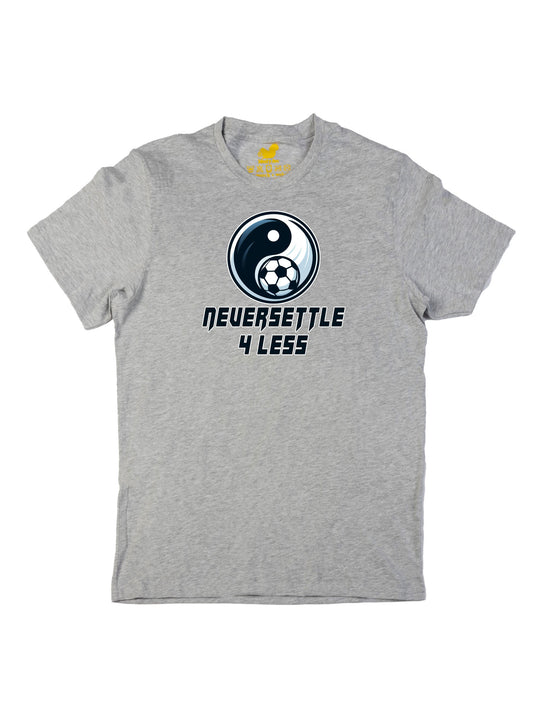 Never Settle 4 Less Logo Unisex T-Shirt