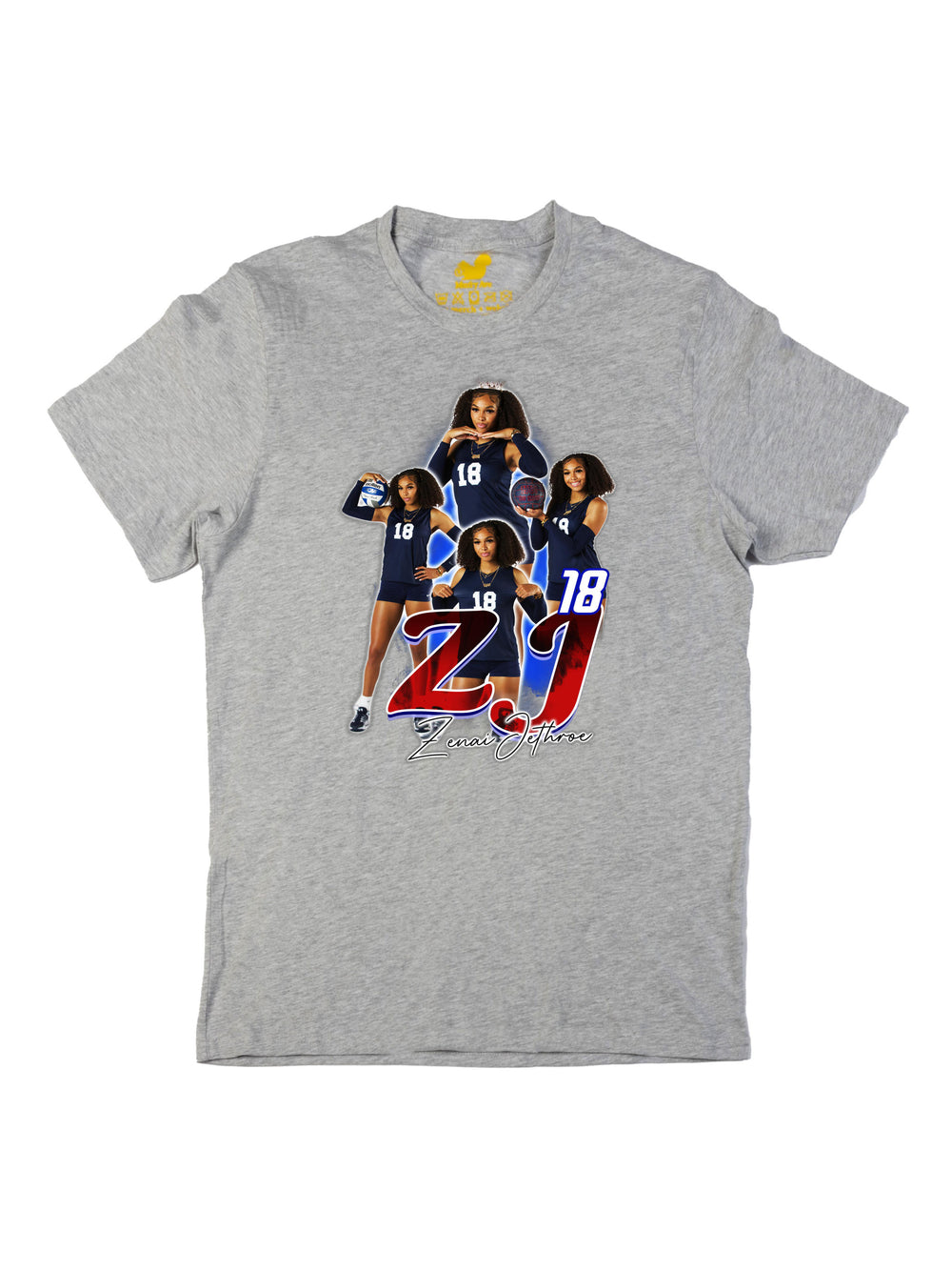 Zenai Jethroe Initials Unisex T-Shirt