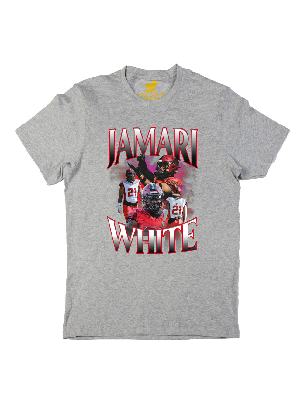 Jamari White Collage Unisex T-Shirt