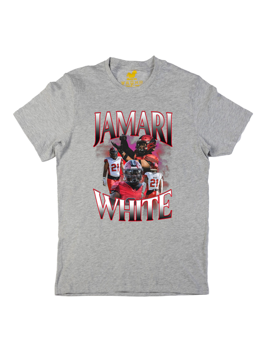 Jamari White Collage Unisex T-Shirt