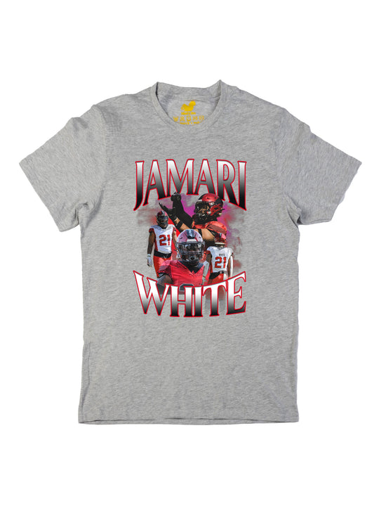 Jamari White Collage Unisex T-Shirt