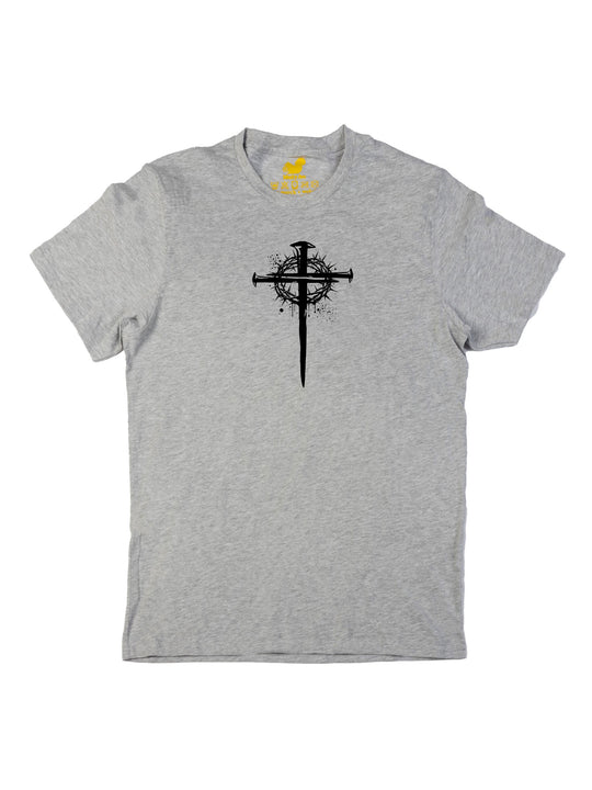 Cross with Crown Logo Black Unisex T-Shirt