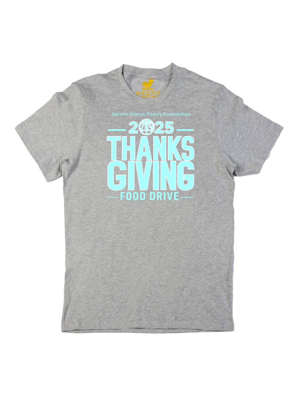 Jayvon Graves Foundation 2025 Thanks Giving Blue R Unisex T-Shirt