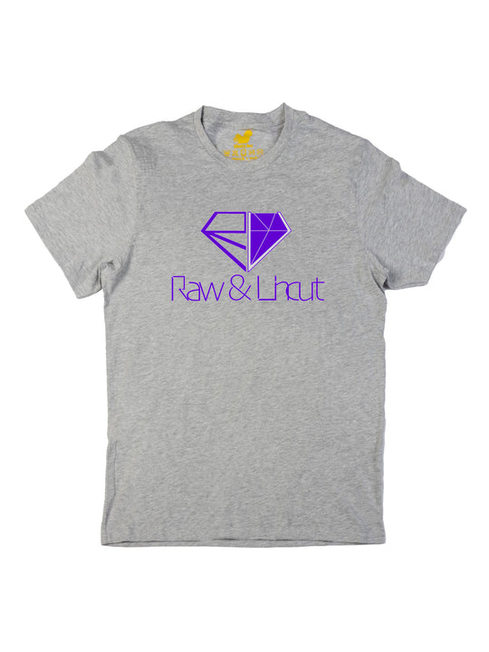 Raw and Uncut Purple Unisex T-Shirt
