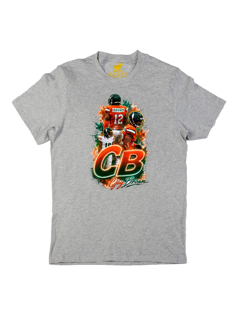 Cjay Brown Initials Unisex T-Shirt