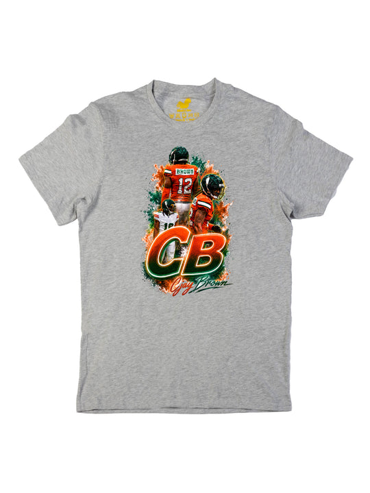 Cjay Brown Initials Unisex T-Shirt