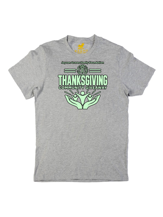 Jayvon Graves Family Foundation Thanks Giving Community Giveaway Unisex T-Shirt