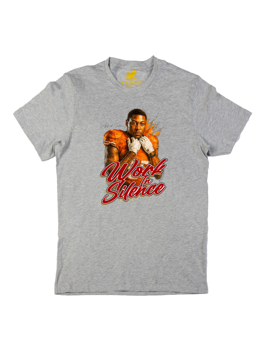 Work In Silence Portrait Unisex T-Shirt