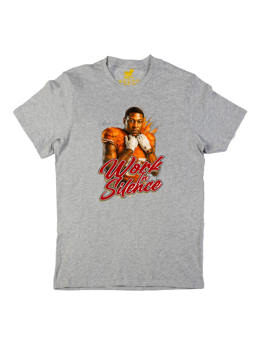 Work In Silence Portrait Unisex T-Shirt