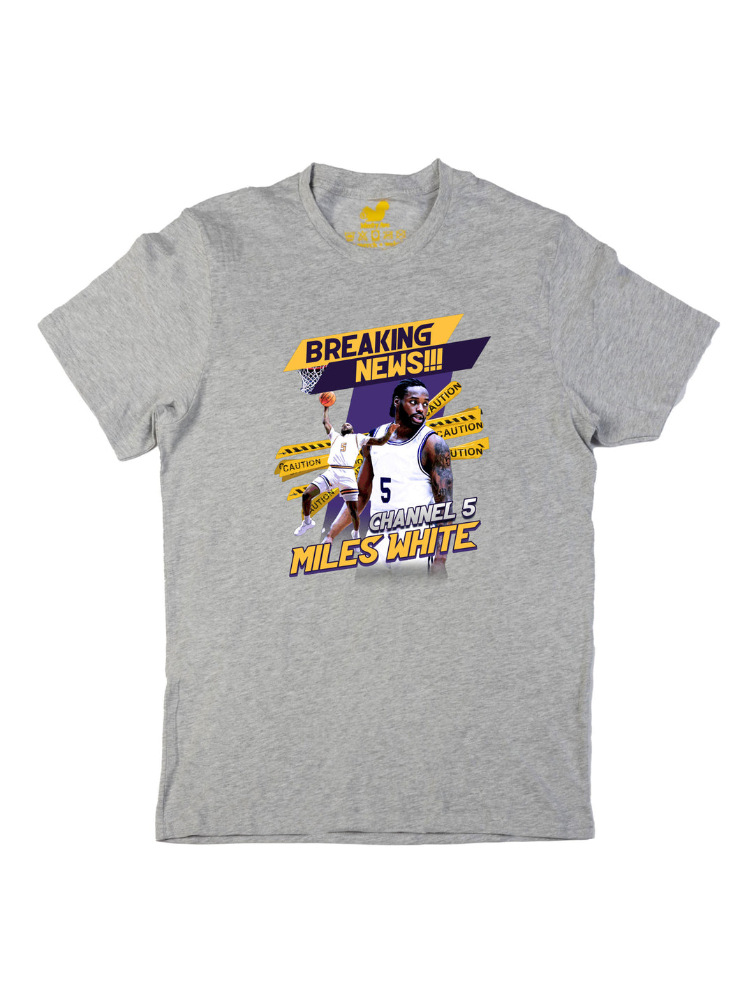 MIles White Collage Unisex T-Shirt