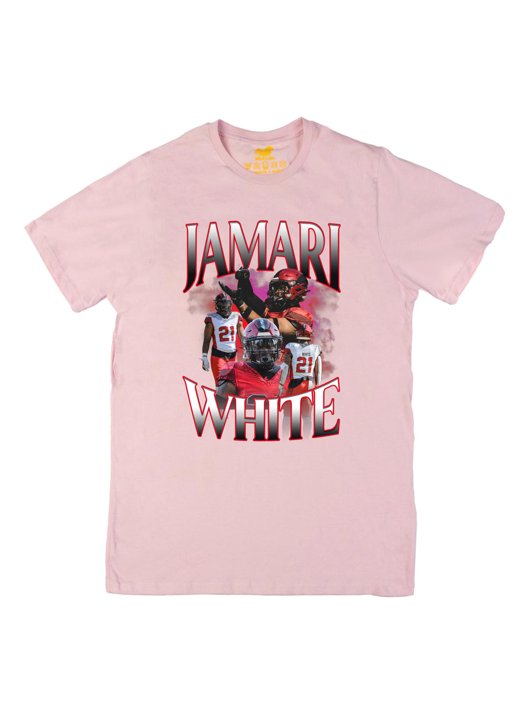 Jamari White Collage Unisex T-Shirt