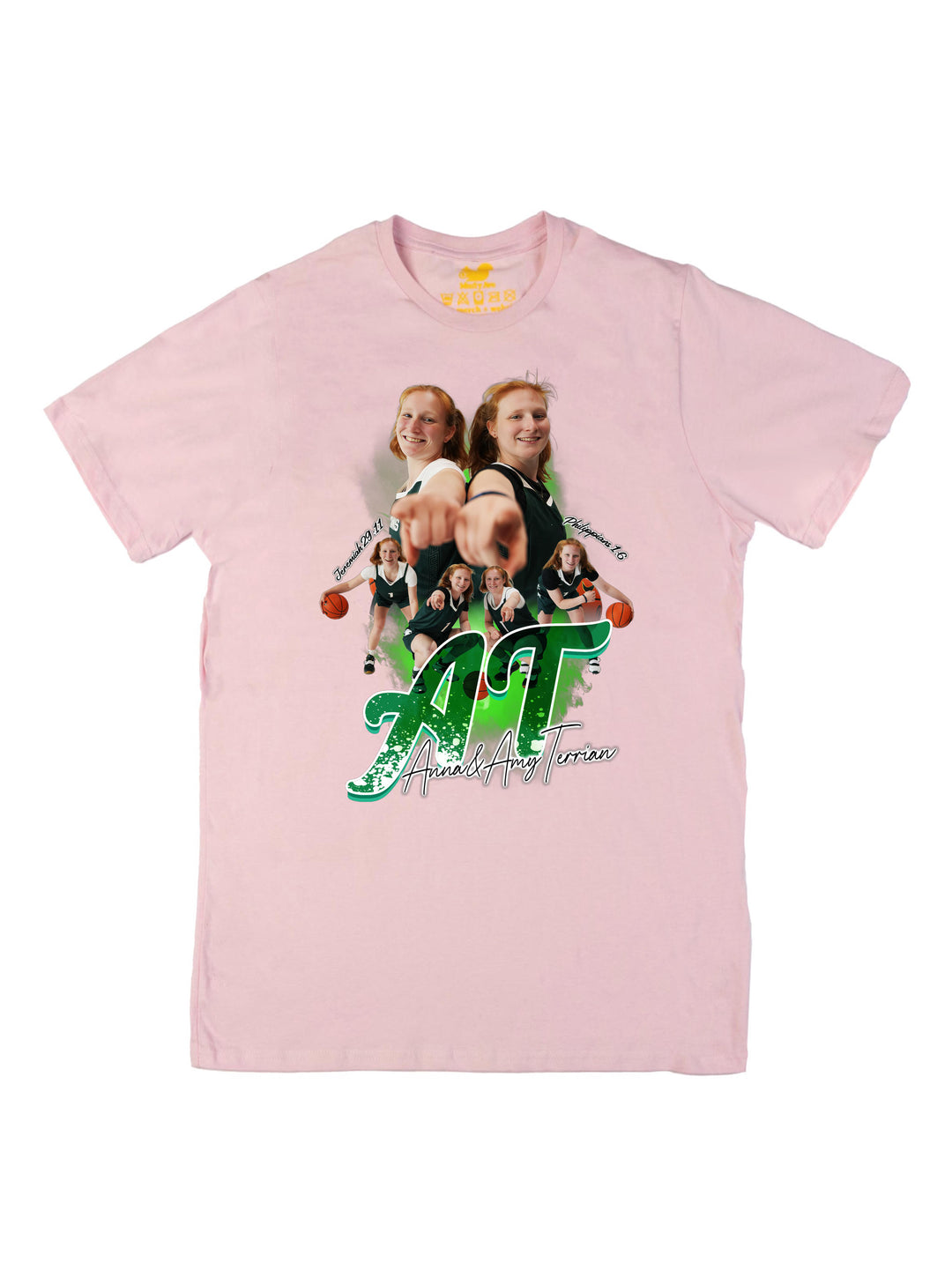 Anna and Amy Terrian Collage Unisex T-Shirt