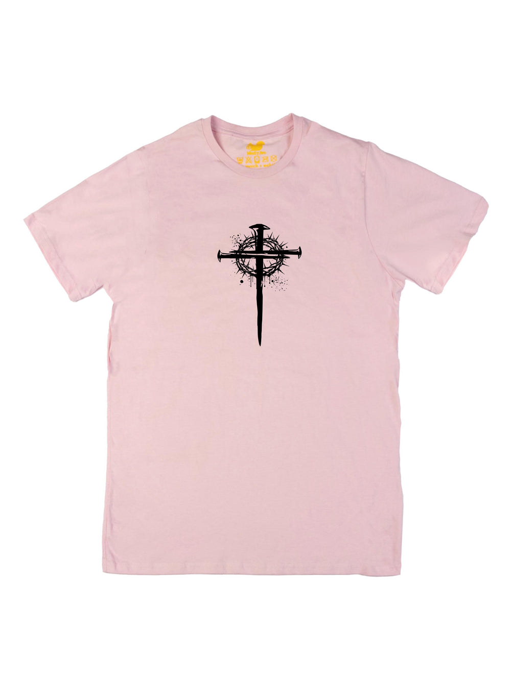 Cross with Crown Logo Black Unisex T-Shirt