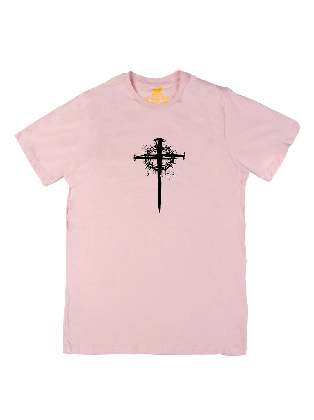 Cross with Crown Logo Black Unisex T-Shirt