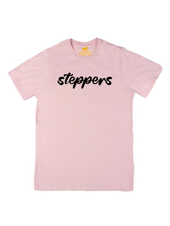 Steppers Black Unisex T-Shirt