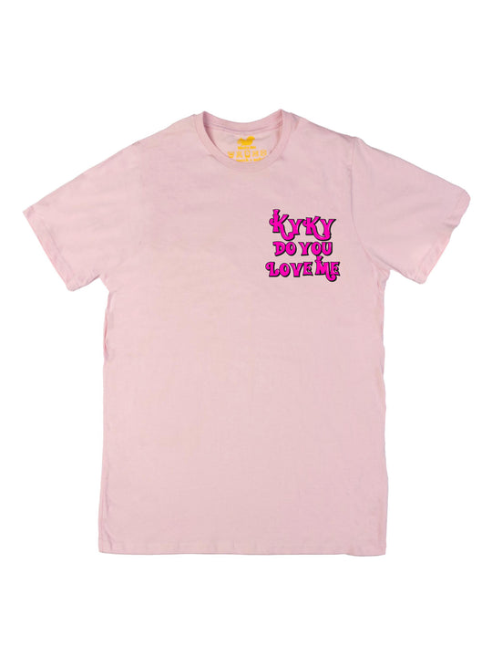 Kyky Do You Love Me Pink Pocket Unisex T-Shirt