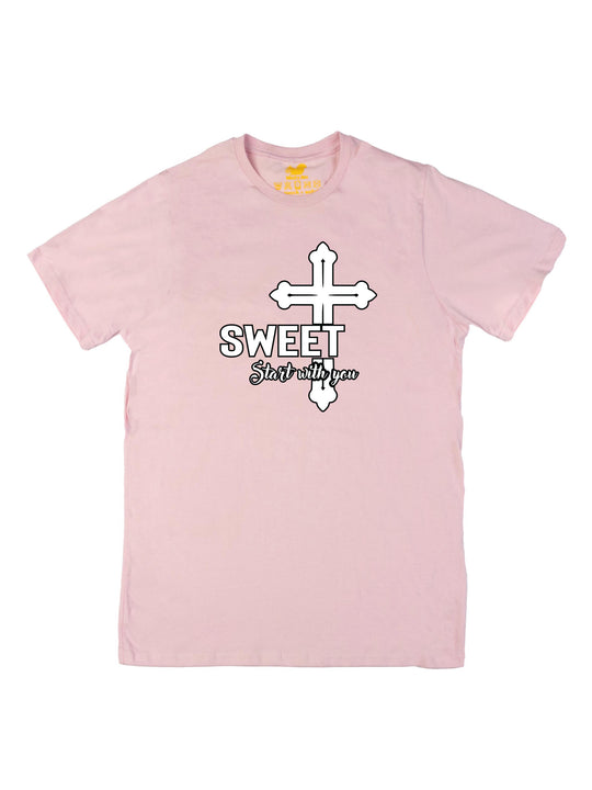 SWEET Start with you Cross Unisex T-Shirt