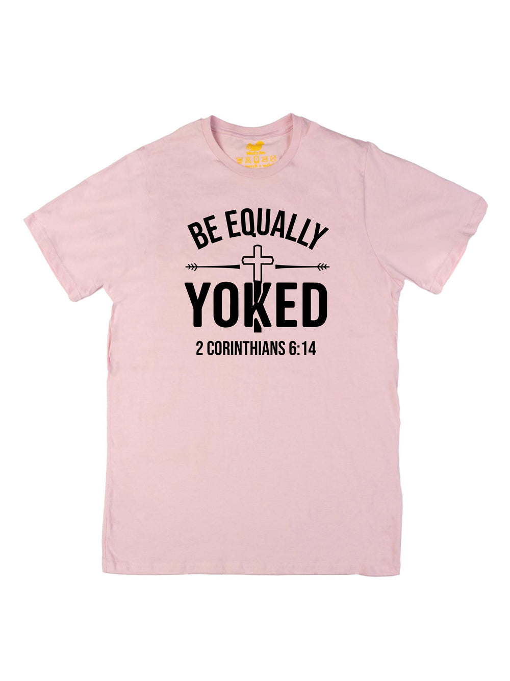 Be Equally Yoked Logo Black Unisex T-Shirt