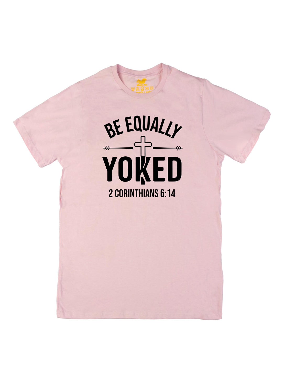 Be Equally Yoked Logo Black Unisex T-Shirt