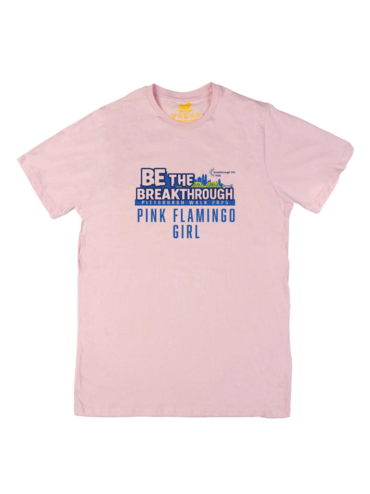 Pink Flamingo Girl Unisex T-Shirt