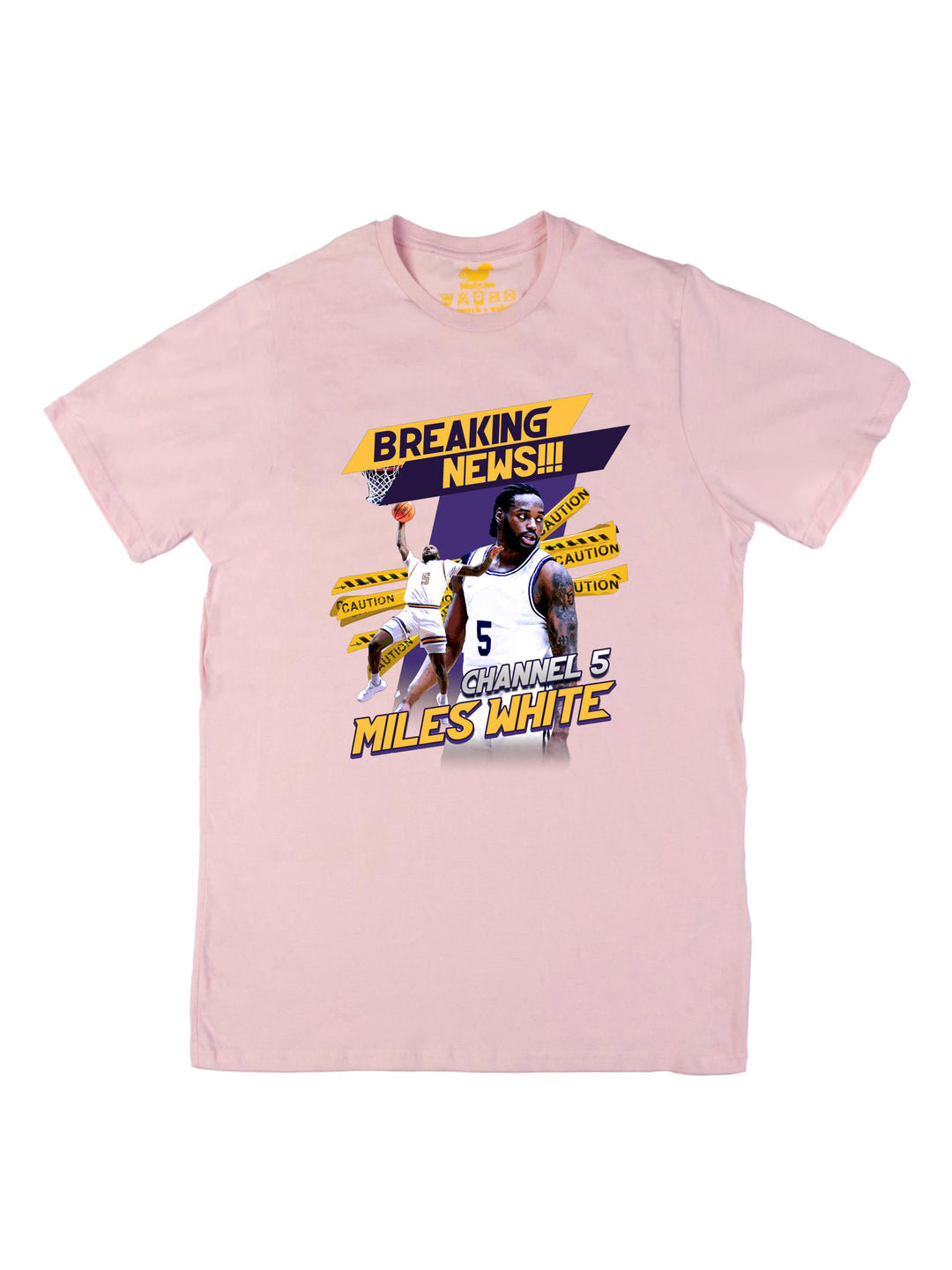 MIles White Collage Unisex T-Shirt