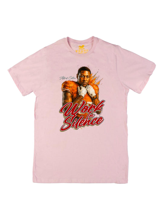 Work In Silence Portrait Unisex T-Shirt