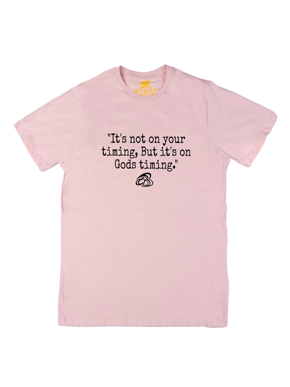 Gods Timing Black Unisex T-Shirt