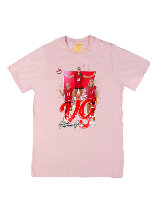 Victoria Gray Initials Unisex T-Shirt